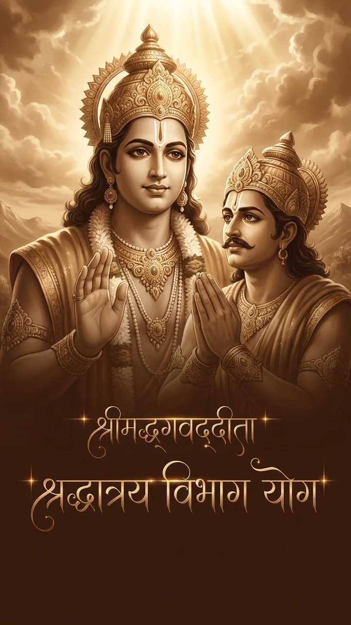 श्रद्धात्रयविभागयोग