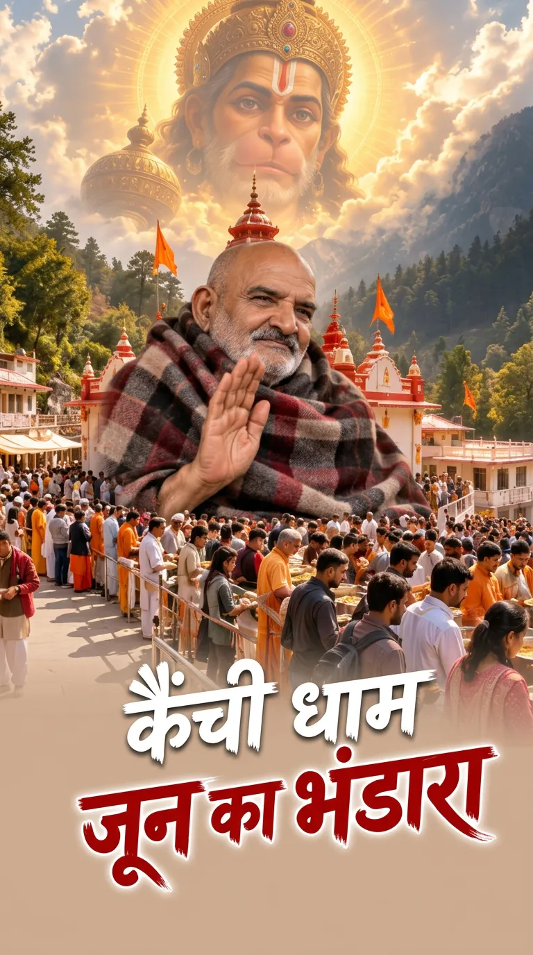 कैंची धाम और जून का भंडारा