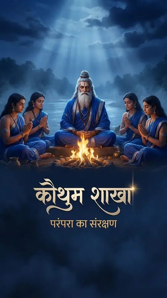 कौथुम शाखा: प्रवाह का संरक्षण